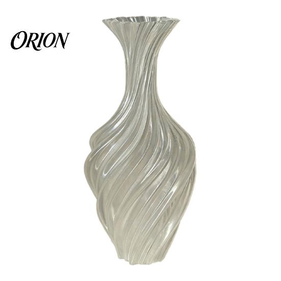 Einzigartiger Dekorativer Blumentopf 3D-gedruckte Vase, Verdrehtes Wirbeldesign, Minimalistische Tischdeko Charmante Heimvase Hydroponisch für Wohnzimmer Ästhetische Dekoration