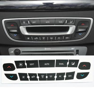 Auto kliimaseadme A/C kliimakontrolli lüliti nupp Remondikleebised Renault Megane/ Master/ Scen jaoks