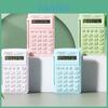 Compact And Portable 8 Digit Calculator For Office Finance And Student Use In White Blue Green Or Pink