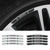 PGM3 4 Bucăți Autocolante Embleme Jante Auto Decaluri Curbate Pentru Octavia 3 2 A5 A7 MK3 MK2 Kodiaq Superb Fabia Accesorii