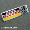 LMN1 Emblems Volkswagen Series Aluminum Badge Car Body Stickers Decals For VW GTI Polo Golf Passat Tiguan Arteon Touareg Taigo Caddy
