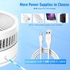 Folding Portable Fan USB Rechargeable Remote Control Air Cooler Silent Rechargeable Wireless Floor Standing Fan for Camping Desk