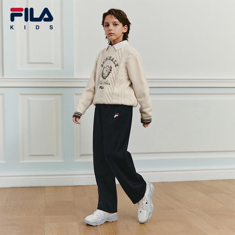 FILA Kids Winter Fleece-Lined Knit Casual Pants