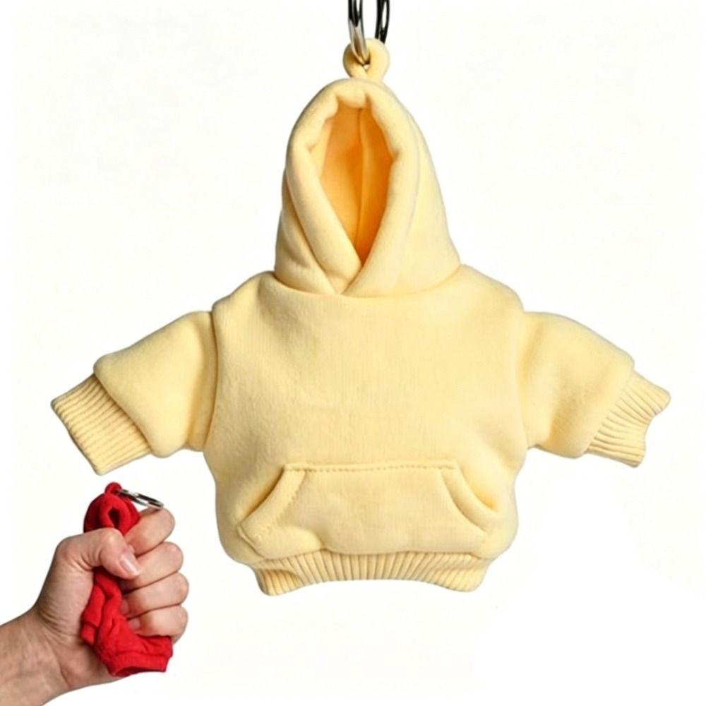 Soft Squeeze Mini Hoodie Keychain Hoodie Design Squeeze Fidget Toy  Relieve Anxiety