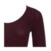 Triumph Sleeve Top with Warm Cotton Inner Size M 5/8 100% 5380, Brandy,