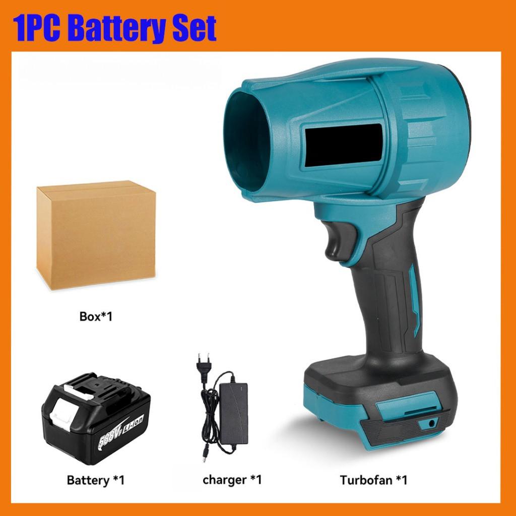 128000RPM Brushless Electric Air Blower Handheld Turbo Blower Cordless Portable Dust Snow Sweeper Tool