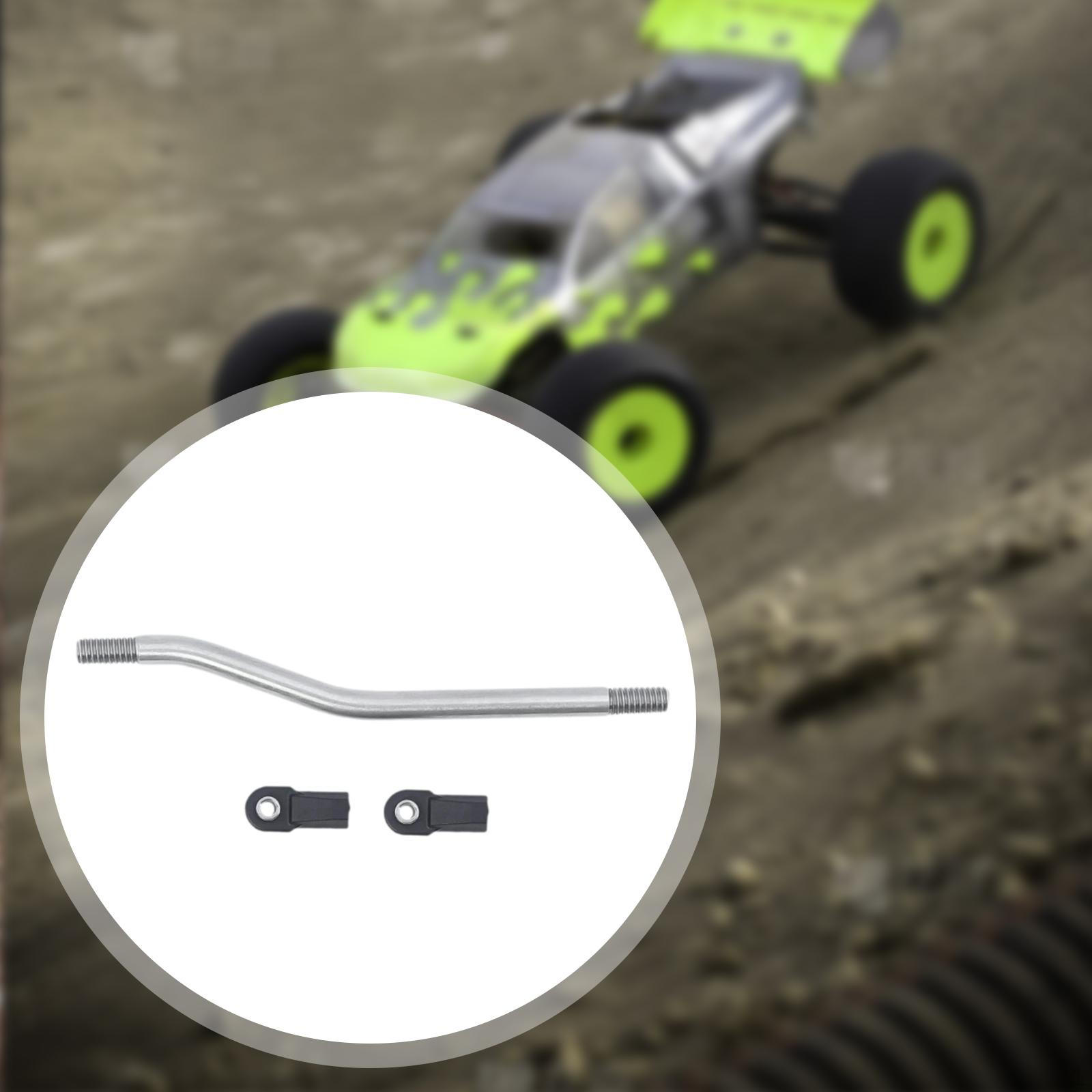 

Stainless Steel Rod Link Linkage Replacements, Servo Linkage, RC Steering for SCX10 II 90046