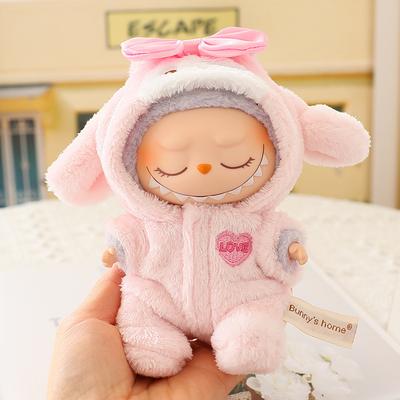Set di vestiti per bambola di peluche cartone animato carino per outfit Labubu Accessori Abbigliamento alla moda Regalo per ragazza
