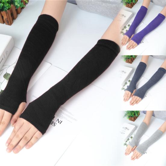 Kadın Erkek Uzun Parmaksız UV Güneş Korumalı Sürüş Kılıfı Kol Kollukları Eldivenler