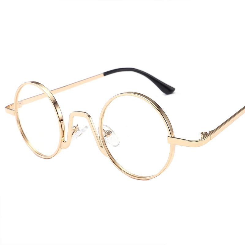 Vintage Stylish Sun Glasses For Men Round Shape Hip Hop Anti-Glare Ladies Sunglasses Fashion Trendy Outdoor Sunglass