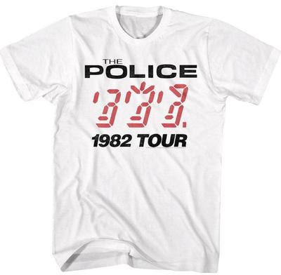 The Police Ghost in the Machine Tour 1982 Herren 039s Weißes T-Shirt Unisex T-Shirt