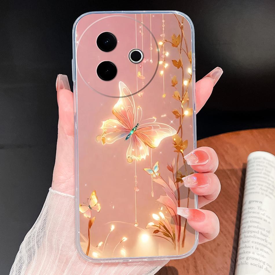 Case For Vivo Y39 Y38 5G Ocean Fish Transparent Phone Back Cover For VivoY 39 Y 38 Soft Slim TPU Silicone Lightweight Protectors