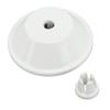 2pcs Replacement Parts White Spool Caps Durable Heavy Machine Thread Plug Thread Wheel Cover Auxiliary Replacement