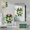 God of Wealth Micro-Particle Building Blocks Toy Ornament - Educational Puzzle Gift for Boys & Girls