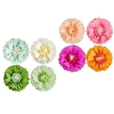 Conjunto de 4 Bolas de Flores de Papel Decorações Enfeite Pendurado Para Recepção de Casamento Chás de Noiva Decoração de Aniversário