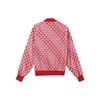 Adidas Originals 70S Logo All Over Print Zip Jacket Women Jacket Red IK7872