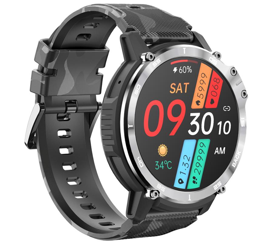Smartwatch Rubicon Rncf08 Srebrny