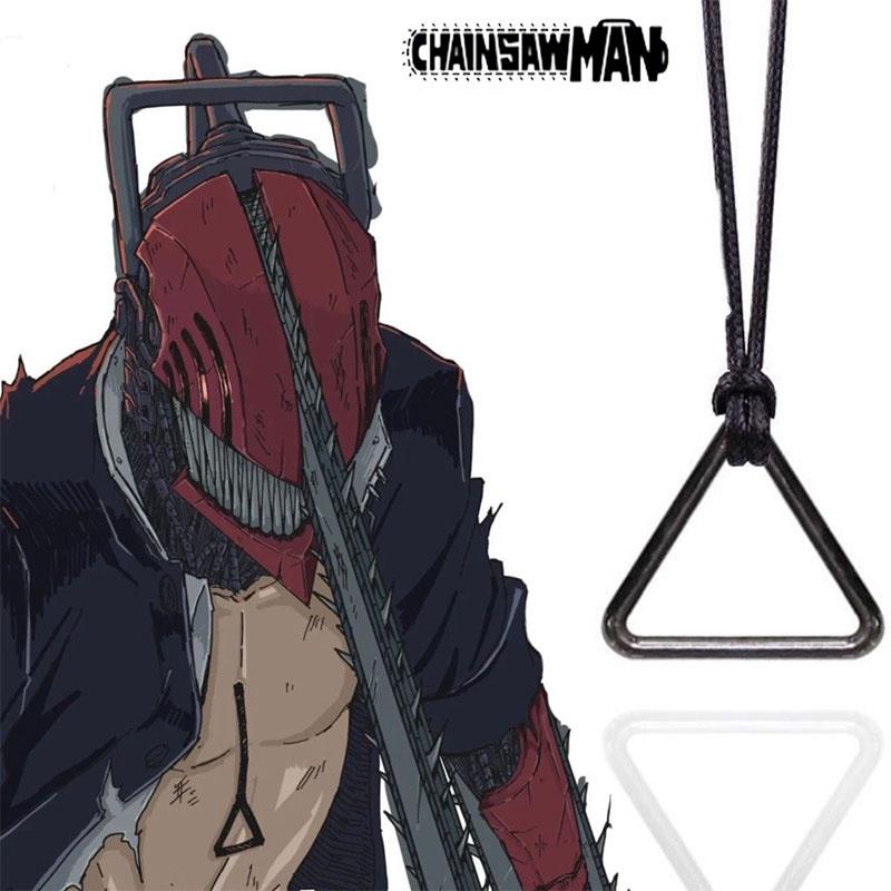 Stilvolle Anime Chainsaw Man Halskette mit Verwandlungs-Requisite Schmuck für Fans Sammlung