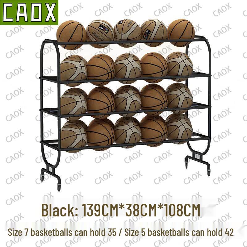 CAOX Mobile Sports Ball Storage Rack черный