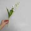 Lily of The Valley Simulation Flower, Hand-held Flower, Bouquet, Wind Chime Fake Flower, Table Flower Arrangement, Silk Flower, Coffee Table Ornament