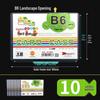 Zhuangdekuai JX-804 A4 Hard PVC Document Sleeves (10 Pack)