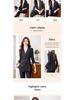 Women's Striped Suit Set 2025: Spring/Autumn Formal Professional Attire