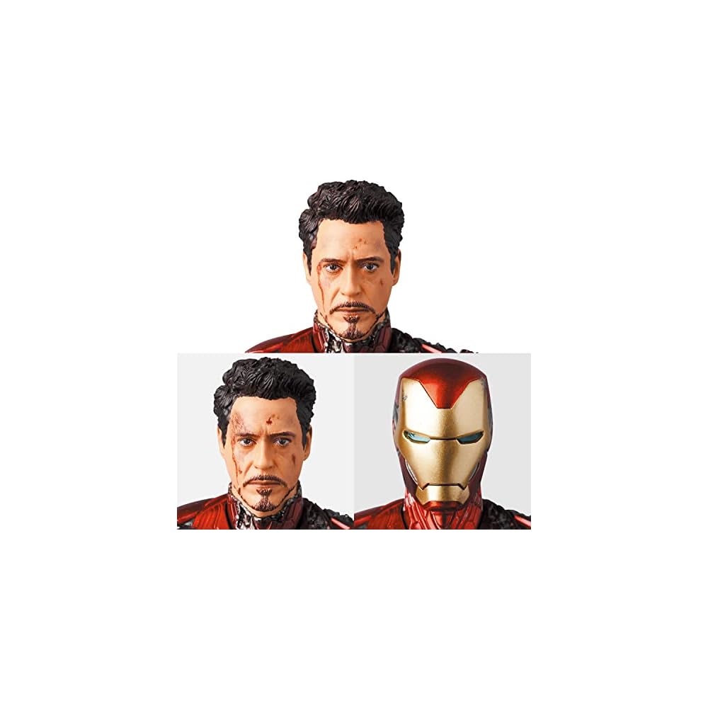 MAFEX Iron Man Mark 85 Battle Damage Action Figure 160mm Non-Scale Painted Collectible