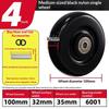 2 Sets Furniture Wheels Sliding Swivel Trolley Castor 1.5/2/2.5/3/4/5Inch Caster For Cart Industrial Move Chair Replacement