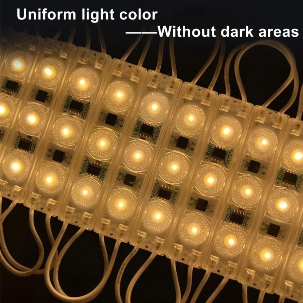 Módulo LED de Alto Brillo 60LEDs 220V Tira de Luz COB Plegable Impermeable Retroiluminación Banner de Tienda Carácter Luminoso Decoración Exterior