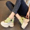 Inner Height Increase 1 New Breathable Dad Shoes Platform Sandals Small Sports and Leisure Shoes A