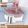 Portable 316 Stainless Steel Food Storage Container