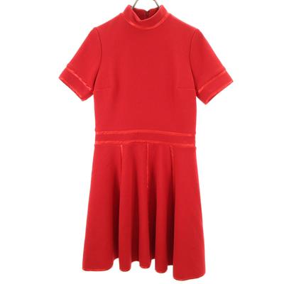 PAUL&JOE Made In France Short Sleeve One Piece 38 Red Women Used