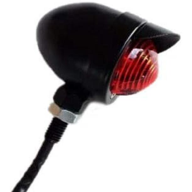 

Bobber Old School Stop Visor Brake Running Tail Light Lamp Cafe Racer Vintage Bike Retro Custom (Хром) чёрный