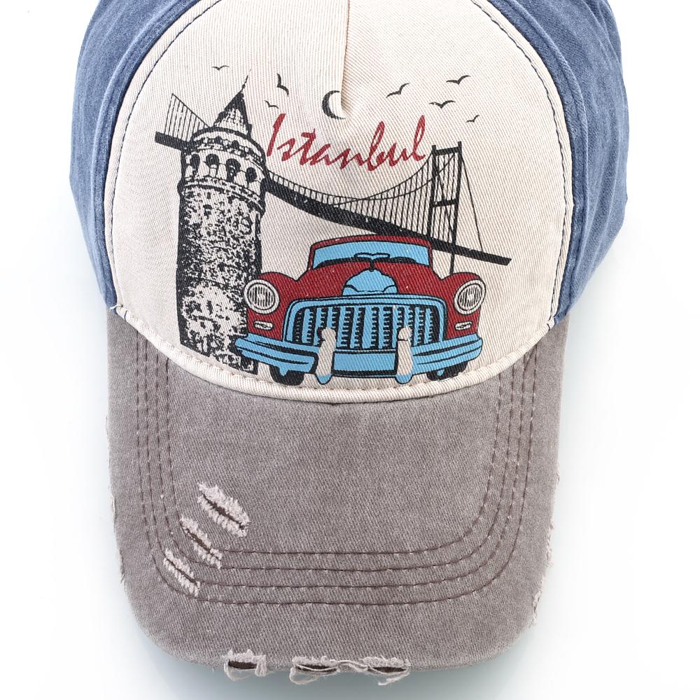 Gewaschene Baumwolle Papa Hut für Männer Mode handbemalt Stil Baseball Cap Frauen Snapback Baseball Hüte Outdoor Visier Caps Golf Bones