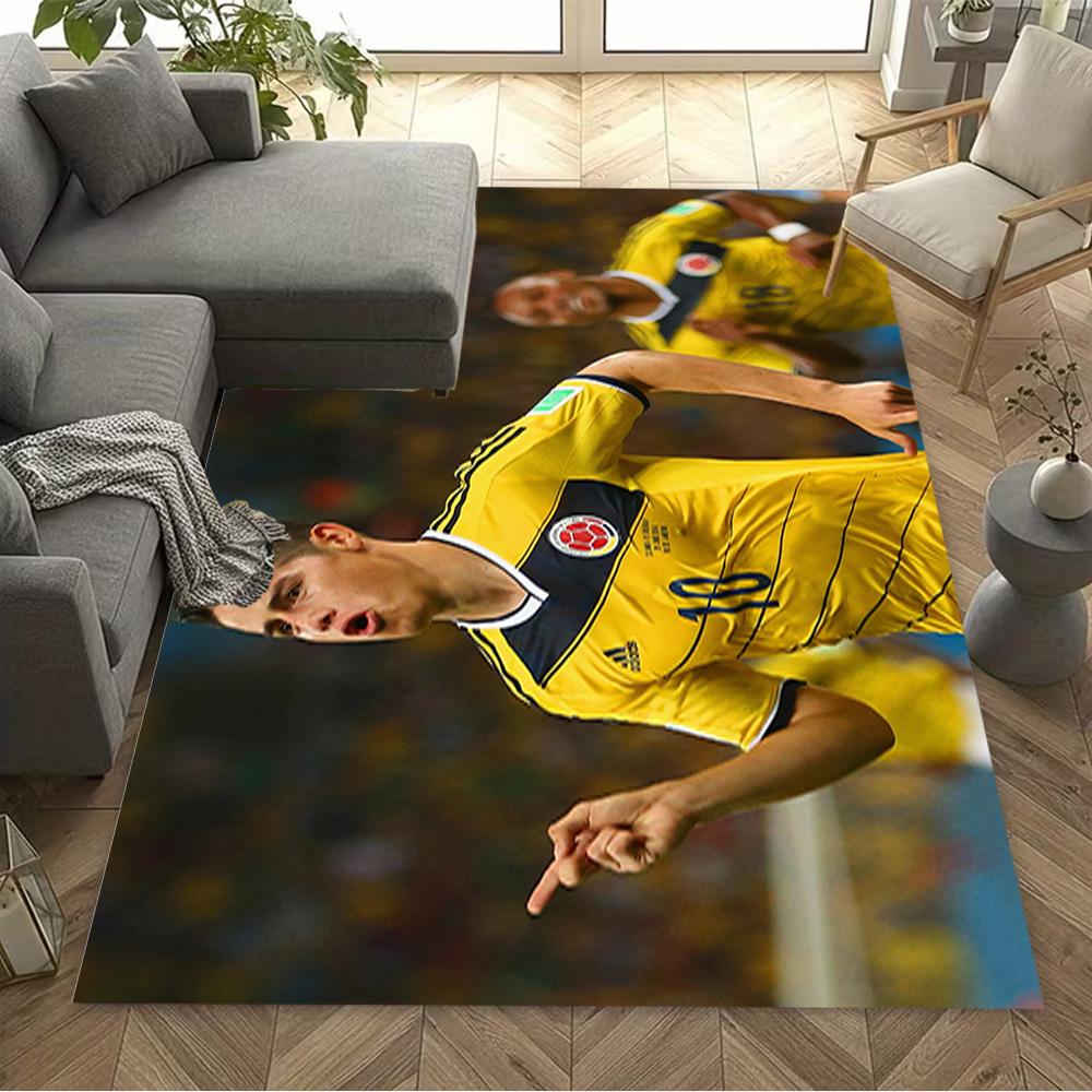 Germany Soccer Celebration Floor Rug Office Rug Design for Kitchen Foyer Entryway Playrooms Anti-slip Rug Decorate Offices