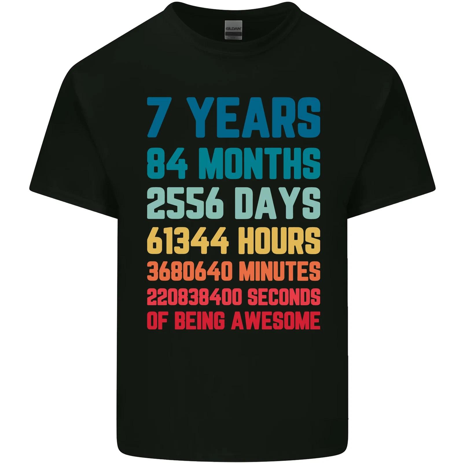 7th Birthday 7 Year Old Kids T-Shirt Childrens 4XL