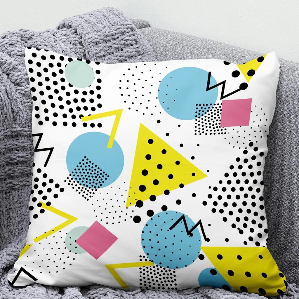 Simple Abstract Print Pillowcase Car Ornaments Office Living Room Home Pillowcase