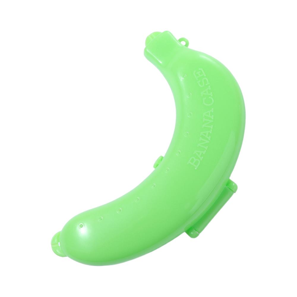 

Путешествие 1 шт. Держатель-коробка Ланч-бокс Контейнер для еды Защитный короб для улицы Коробка для хранения Коробка для хранения фруктов Чехол для банана зелёный