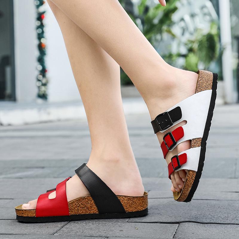 Fashion Men's summer slippers Personalized leisure design style beach Outdoor leisure street walking Fashiona breathable couple shoes