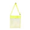 Mesh Beach Toy Storage Bag for Kids Large Capacity Sand Tool Organizer Net Pouch for Seaside Vacation KTB