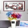 Fake Plants Silk Petals Artificial Flowers Long Stems Branch Design Vase Ornaments Multicolor Flower Bouquets Wedding Decoration