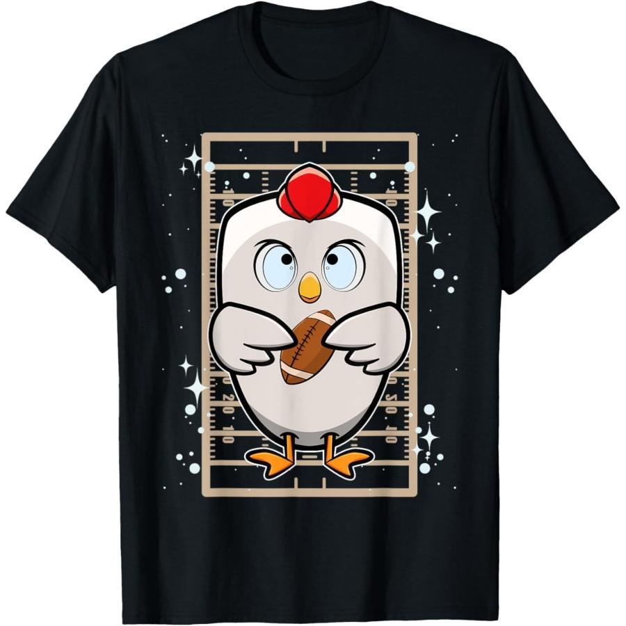 

Cute Chicken Football T-Shirt XXXXXL чорний