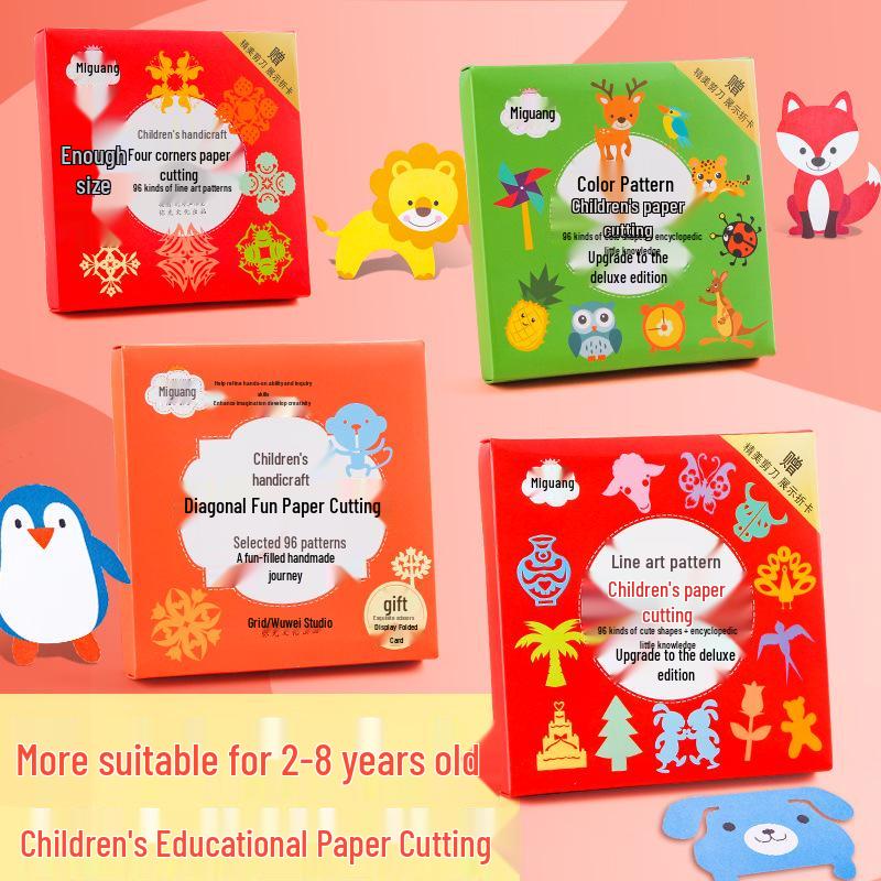 Handgefertigtes Bastelset für Kinder: Tier-Origami für Konzentration und Spaß
