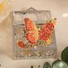 Tassel Chain Metal Butterfly Bookmark Hollow Flower Flower Painting Bookmark  For Book Lovers