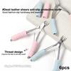 6 Pcs Nail Art Protective Sleeve Dead Skin Scissor Hand Cap Nipper Cover For Nail Cuticle Scissors Manicure Pedicure Tools Kit