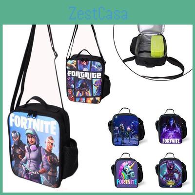 Fortnite Battle Royale Velkokapacitní Izolovaná Školní Taška Na Oběd Pro Děti Odolná A Všestranná Taška Tote Nebo Messenger Na Jídlo Bento A Svačiny