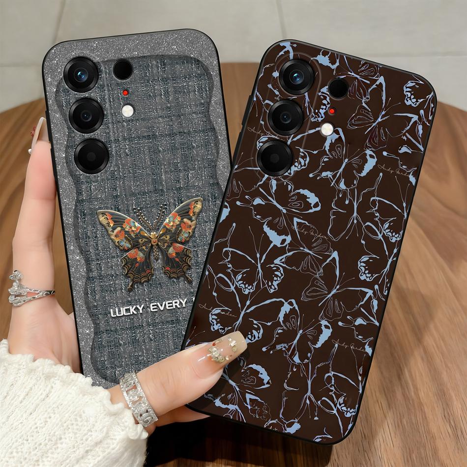Phone Case For Tecno Camon 50 Pro Ultra 4G 5G Polka Dot Bow Soft Protective Black Cover For Tecno Camon50 Pro Ultra Funda