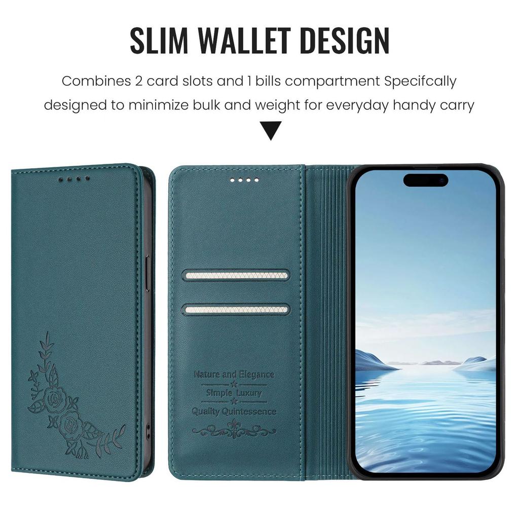 Brieftaschen-Flip-Case für Samsung Galaxy A57 A37 A26 A36 A56 A55 A35 A25 A24 A34 A54 A33 A53 A73 4G 5G RFID-Blockierend Magnetischer Verschluss Abdeckung