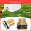 Water Brass Tank 12" Connector Female Npt 34" Male Ght Bucket Connector