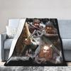 L-Lords Of The R-Rings Gimli Blankets Flannel Winter Portable Ultra-Soft Throw Blankets for Bed Couch Quilt